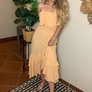 Free People Tavia Dress Sweet Mimosa